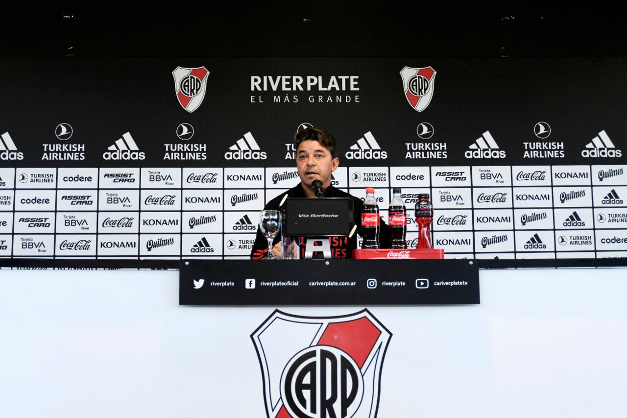 Gallardo dejó en claro que no se irá de River a mitad de campeonato