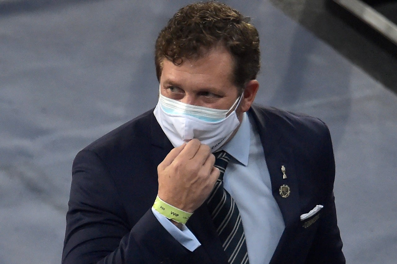 El presidente de la Conmebol Alejandro Domínguez