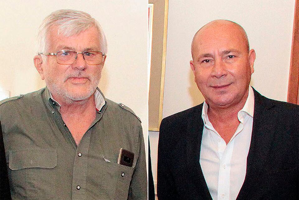 Jorge Hoffman, de ATE, y Jorge Molina, de UPCN.