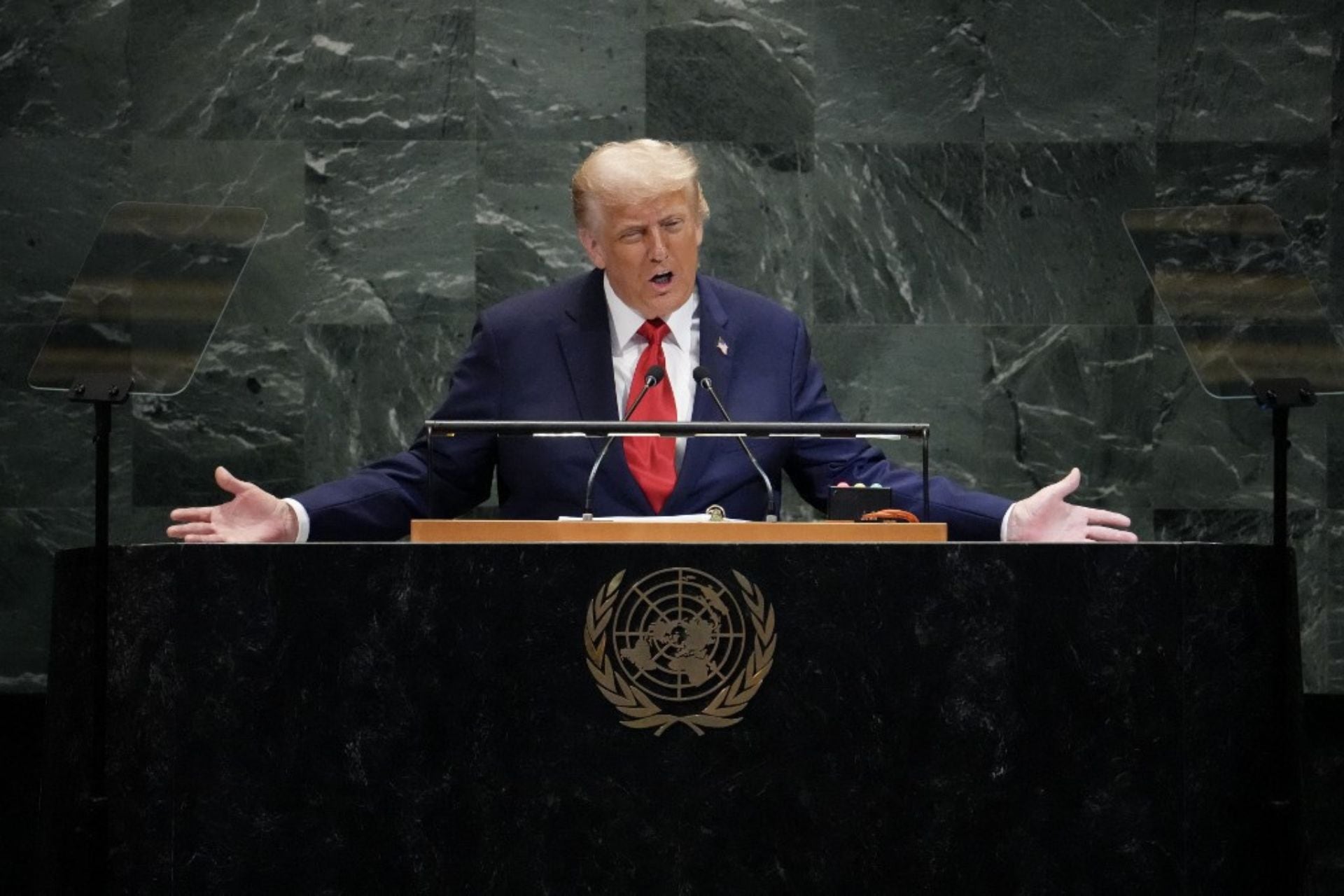 Donald Trump en la Asamblea General de Naciones Unidas