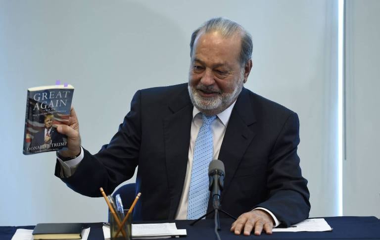 Slim respaldo públicamente a Peña Nieto 