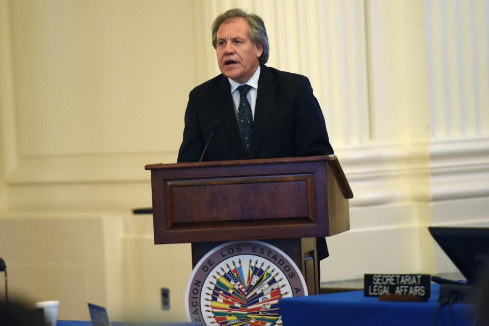 Luis Almagro, el cuestionado titular de la Organización de los Estados Americanos (OEA).