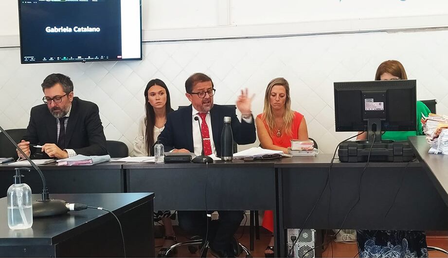 El fiscal Villalba, en la apertura del juicio. 