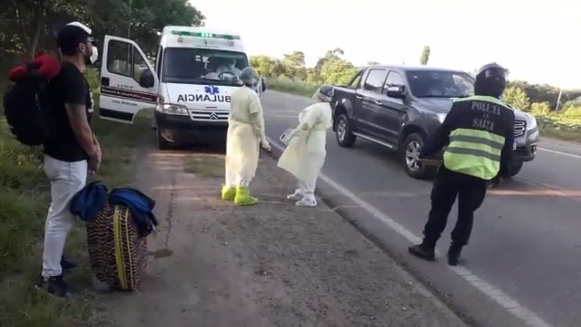 Aníbal Quiroga en la ruta, víctima de la inoperancia del COE 