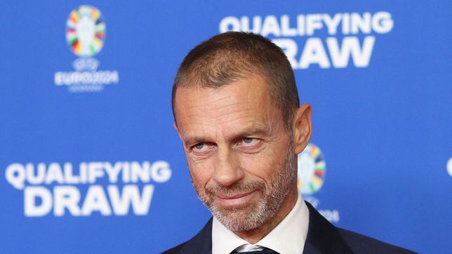 El presidente de la UEFA, Aleksander Ceferin, fue el encargo de presentar el nuevo formato.(Foto: AFP)
