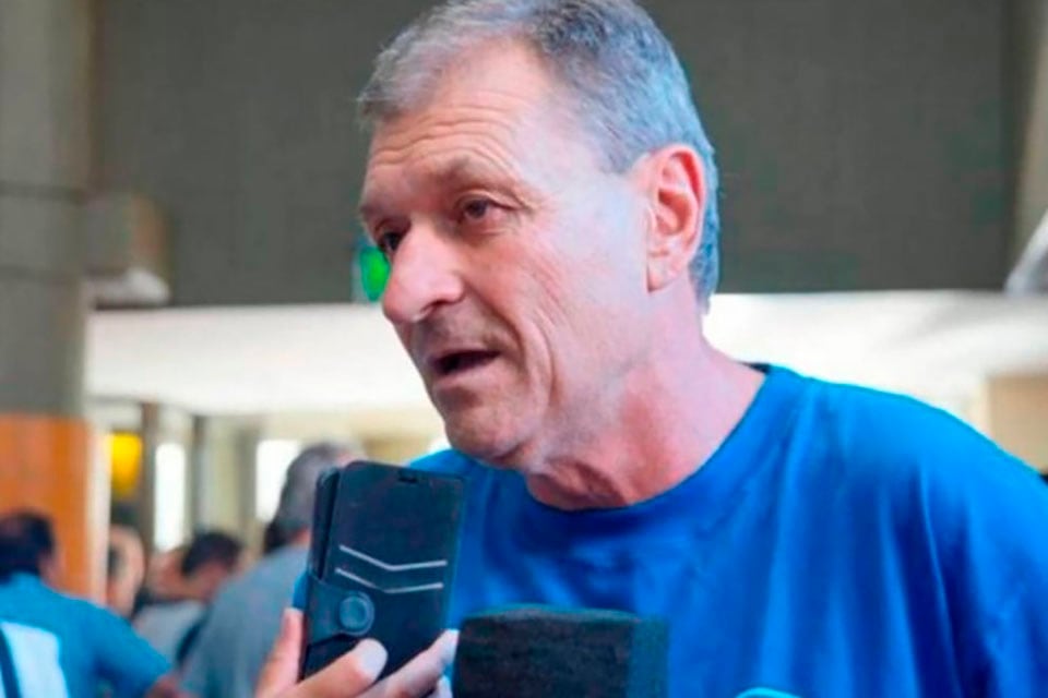 Walter Palombi, secretario general del Sindicato de Correo de Rosario.