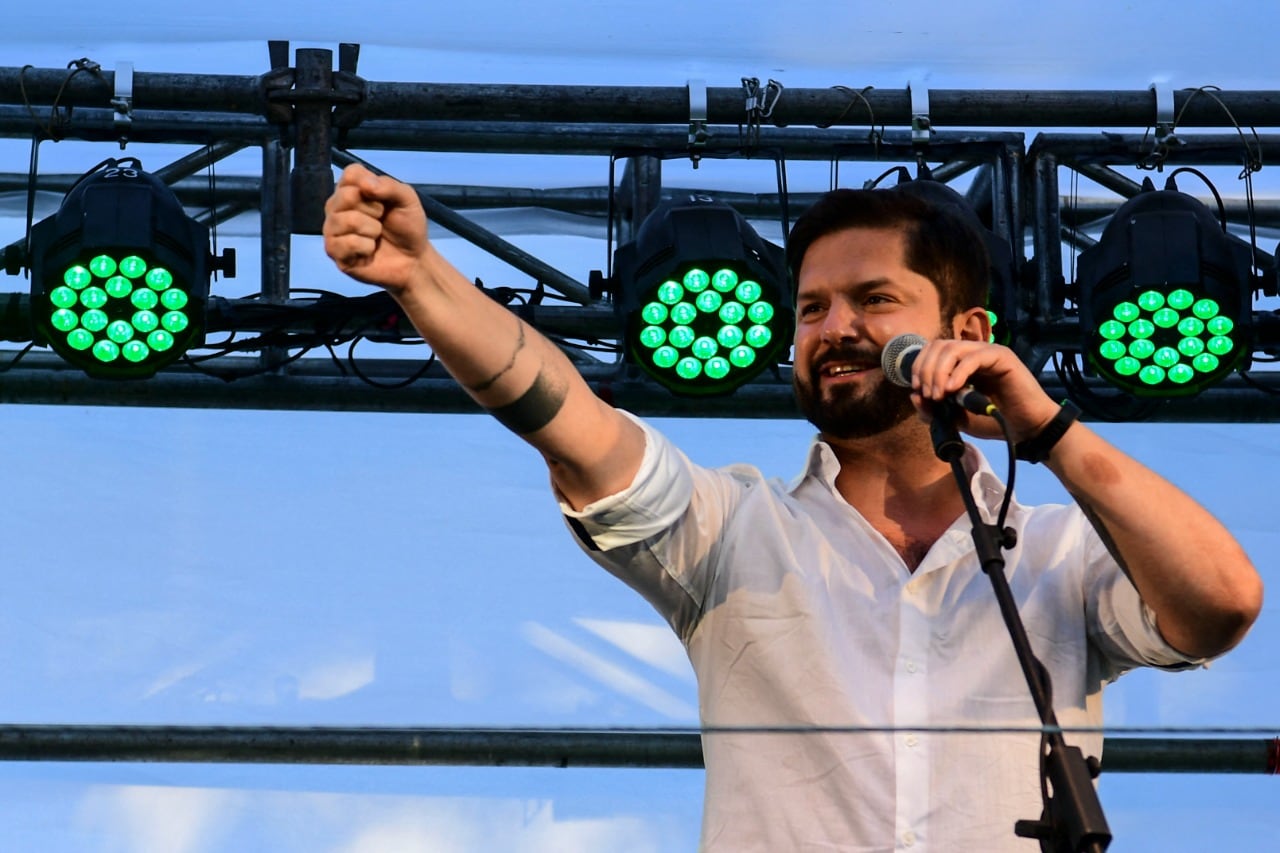 Gabriel Boric, el candidato que mejor mide entre los jóvenes chilenos.