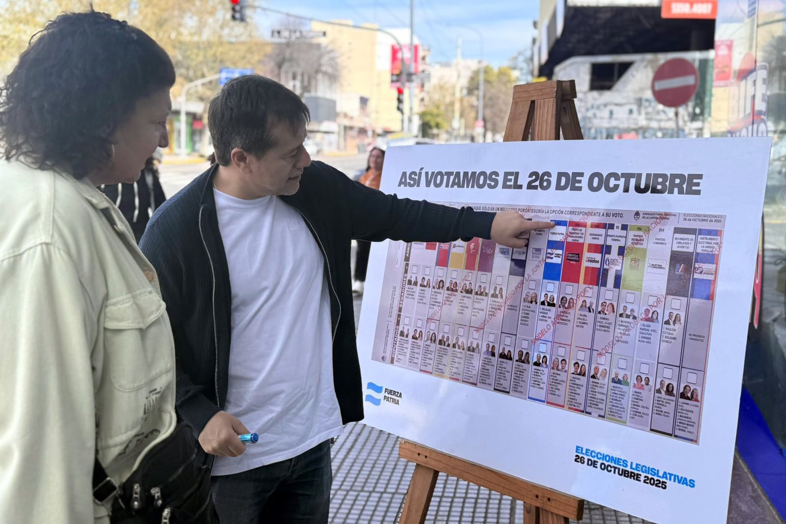 Campaña de Fuerza Patria para preparar a la ciudadanía a emitir el voto con la BUP.