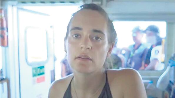 La capitana del Seawatch 3, Carola Rackete.