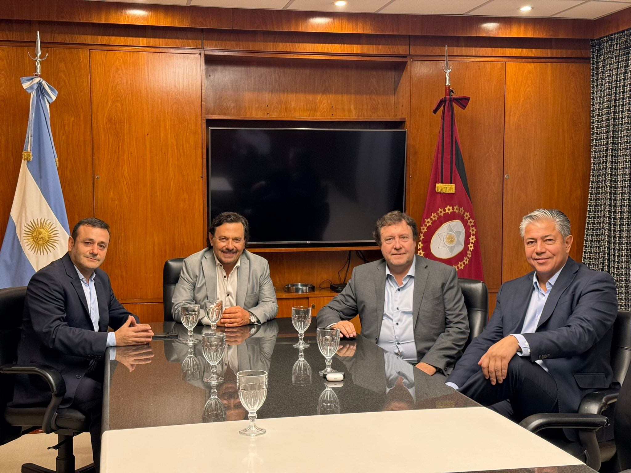 Herrera Ahuad, Sáenz, Weretilneck y Figueroa.