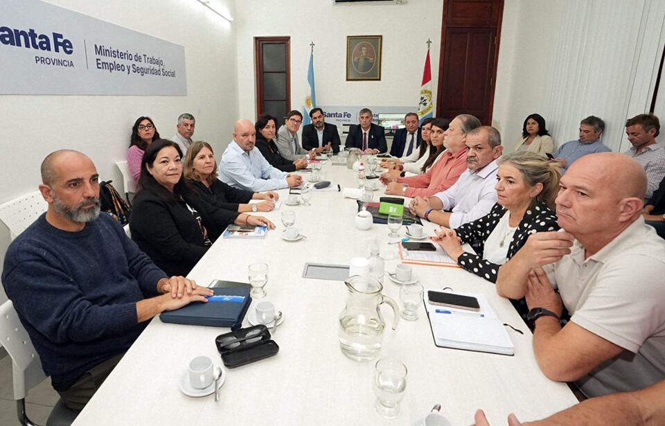 La reunión paritaria docente se realizó ayer por la tarde en Santa Fe.