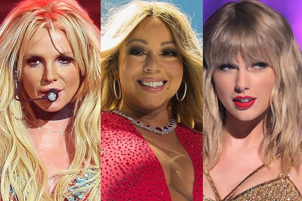 Britney Spears, Mariah Carey y Taylor Swift vivieron historias con puntos de contacto