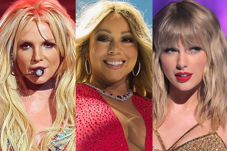 Britney Spears, Mariah Carey y Taylor Swift vivieron historias con puntos de contacto
