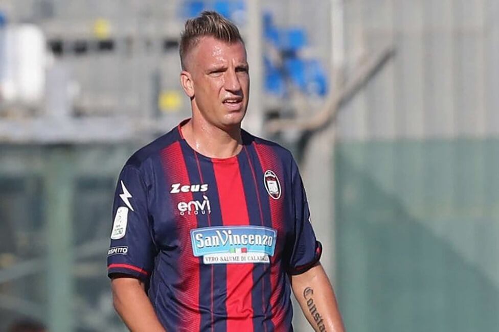 López con la casaca del Sambenedettese, el último club antes de anunciar su retiro