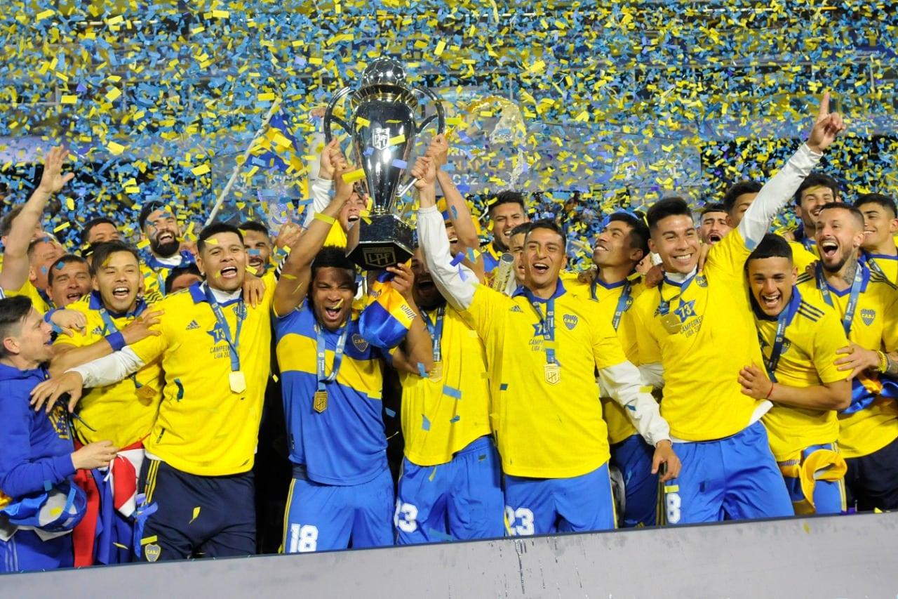 Boca festejó a lo grande en la Bombonera