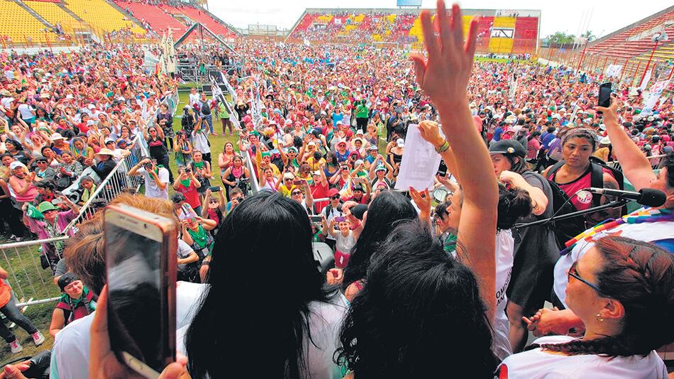 La reunión final del Encuentro Nacional en la ciudad de Resistencia juntó nuevamente a miles de mujeres.