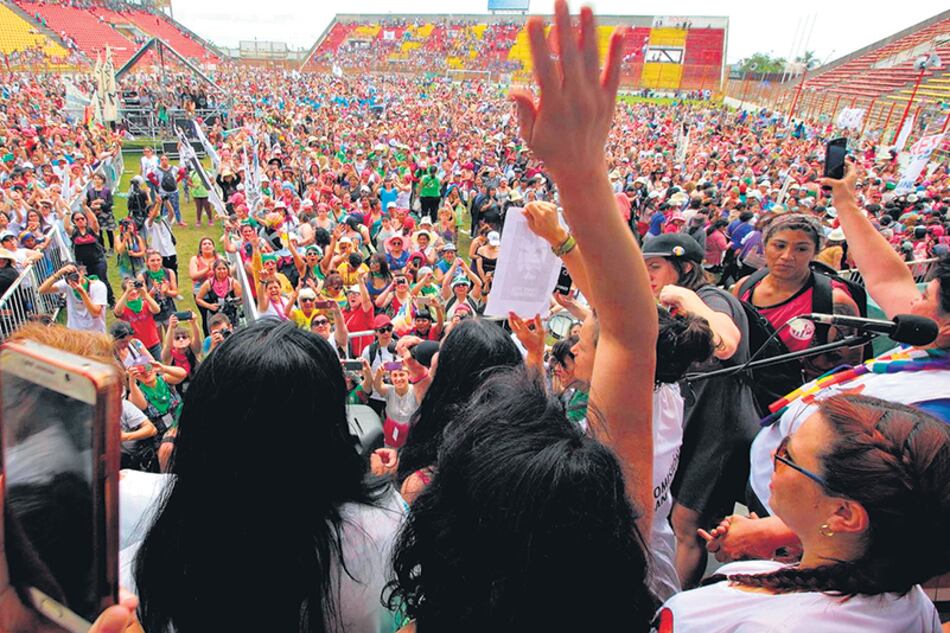 La reunión final del Encuentro Nacional en la ciudad de Resistencia juntó nuevamente a miles de mujeres.