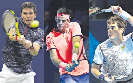 Delbonis pasó a cuartos de final, instancia a la que hoy buscarán acceder Del Potro y Pella.