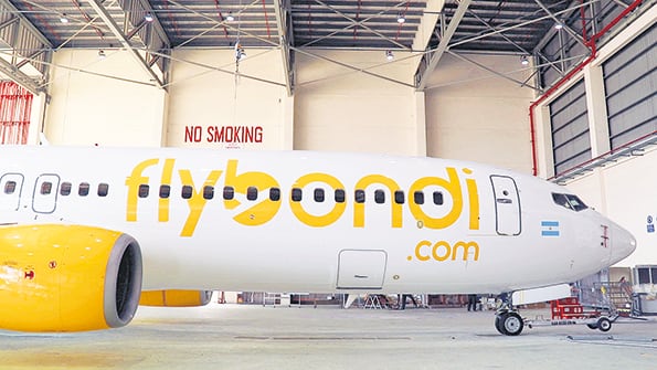 Flybondi comenzó este año sus operaciones con tres unidades que tenían hasta dos décadas de servicio.