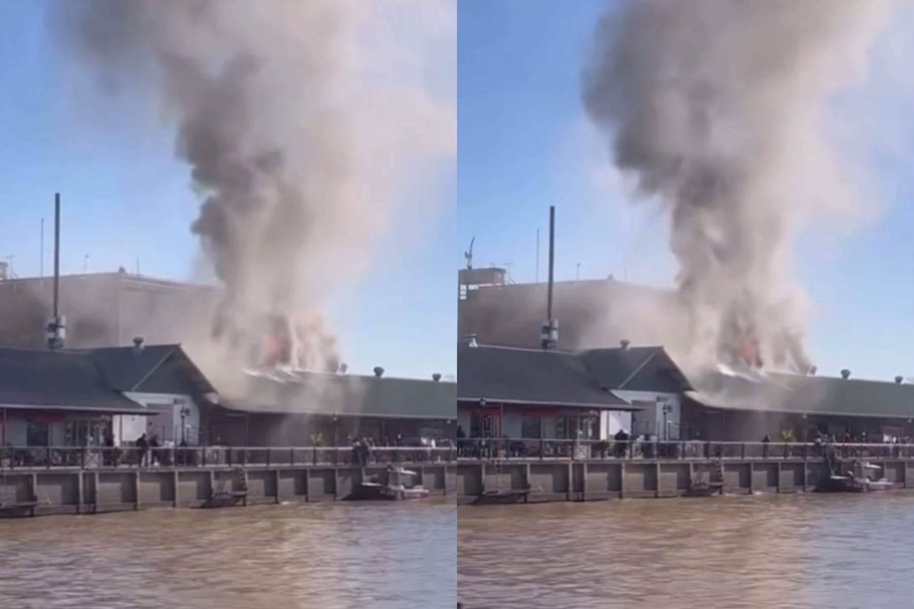 Tigre: se incendiaron dos locales en el Puerto de Frutos