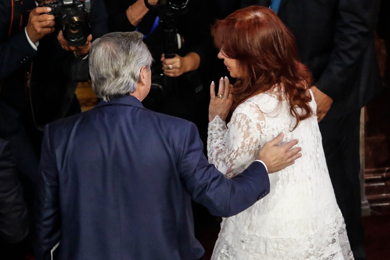 Alberto Fernández y Cristina Kirchner