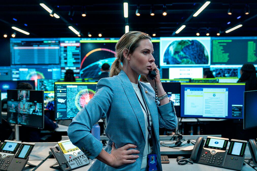 Ferguson en la Sala de Situación de "Una casa de dinamita"