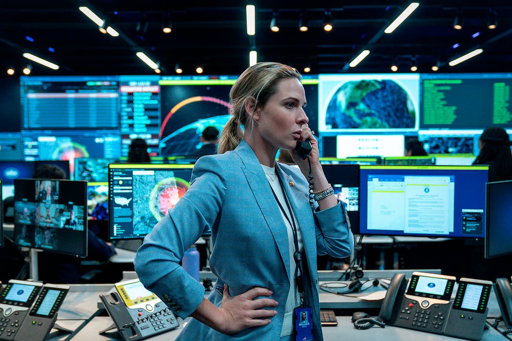 Ferguson en la Sala de Situación de "Una casa de dinamita"