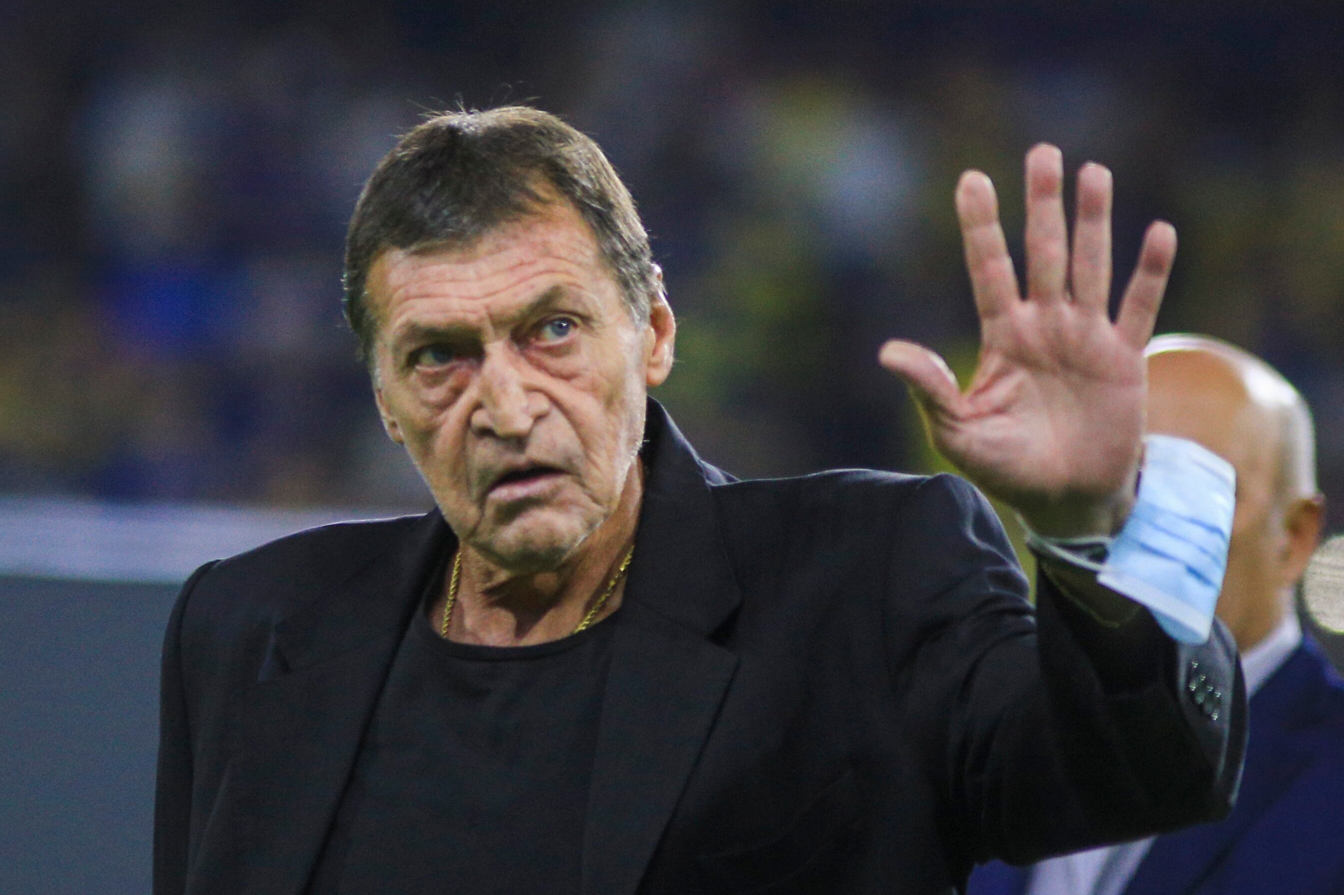 El entrenador Julio César Falcioni