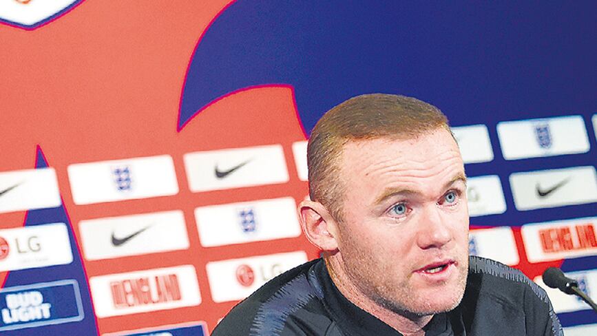 Wayne Rooney se despedirá en el amistoso Inglaterra-Estados Unidos.