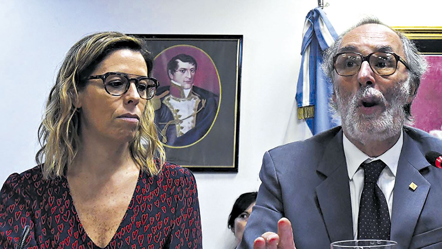 La titular de la OA, Laura Alonso, en el Congreso.