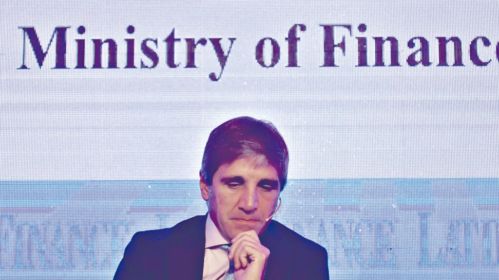 Luis Caputo, ministro de Finanzas.