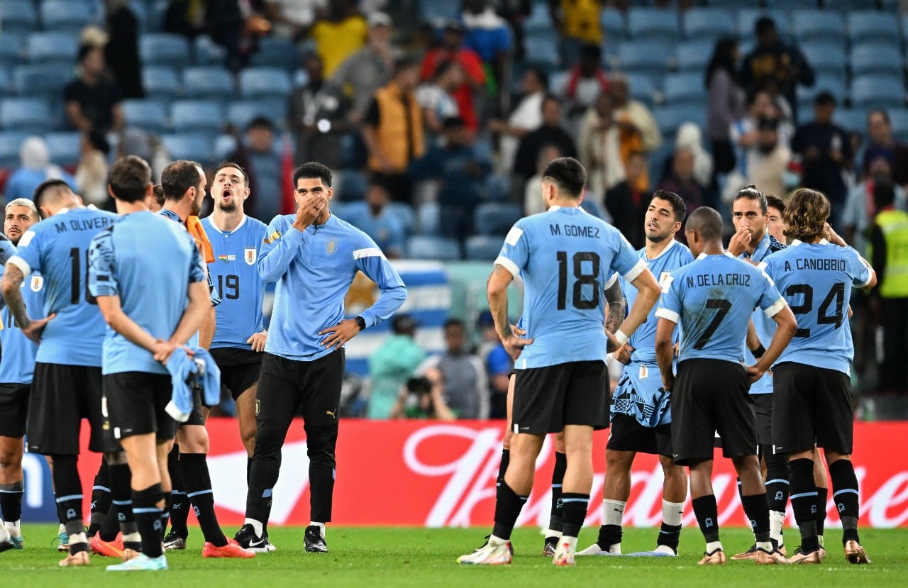 Uruguay, afuera del Mundial en primera ronda.
