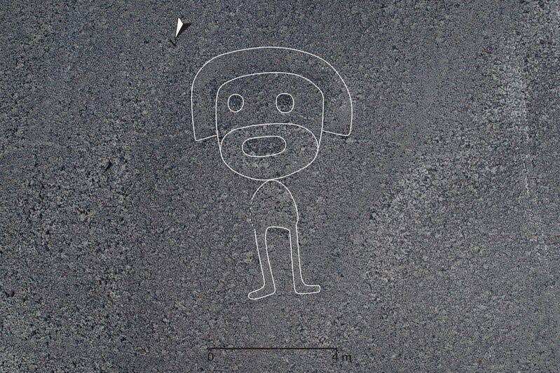 Arqueólogos descubrieron 168 figuras de gran tamaño en las proximidades de las Líneas de Nazca. Imagen: Universidad de Yamagata