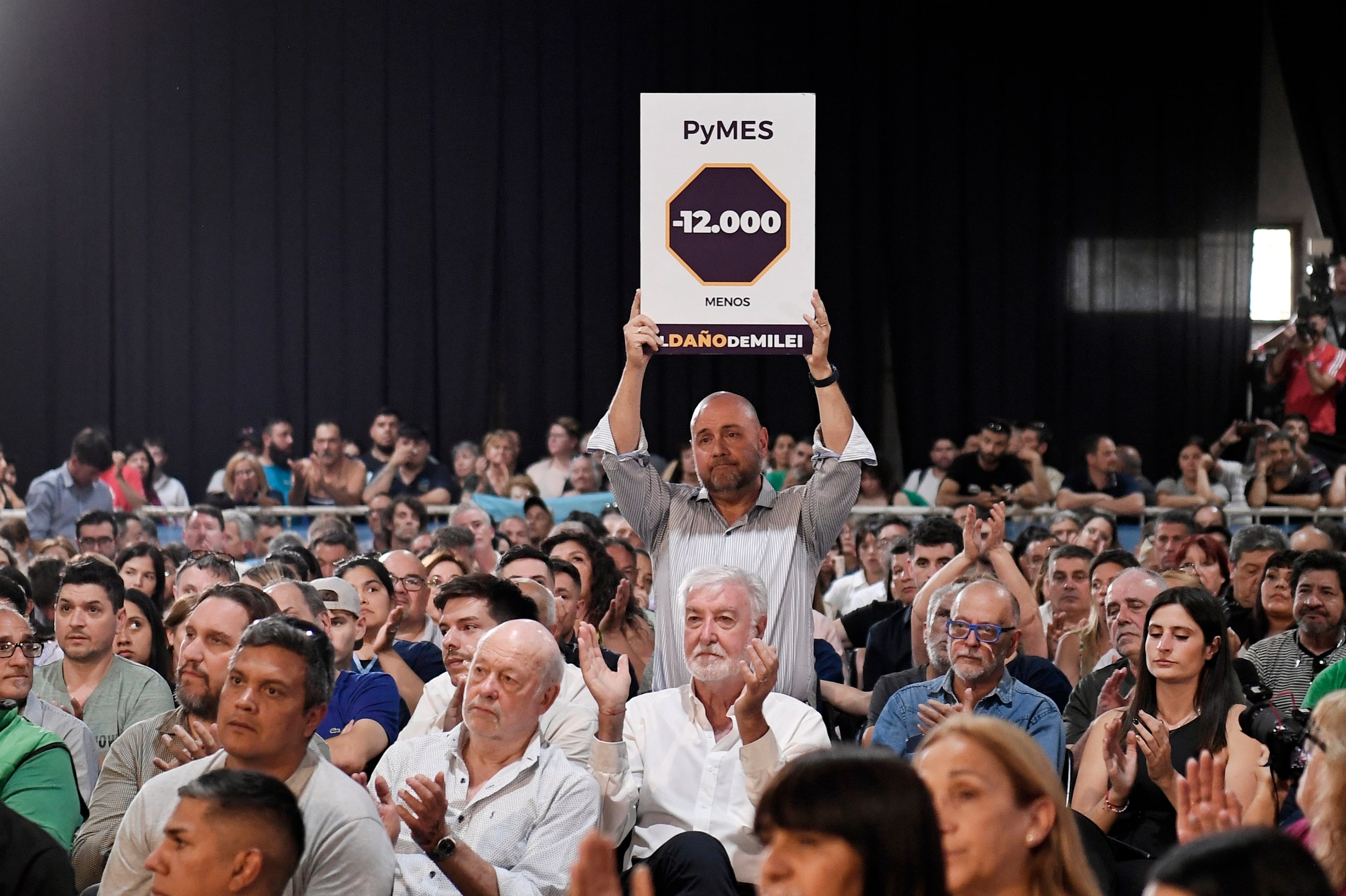 La imagen es clara sobre las consecuencias que sufrieron las pymes.