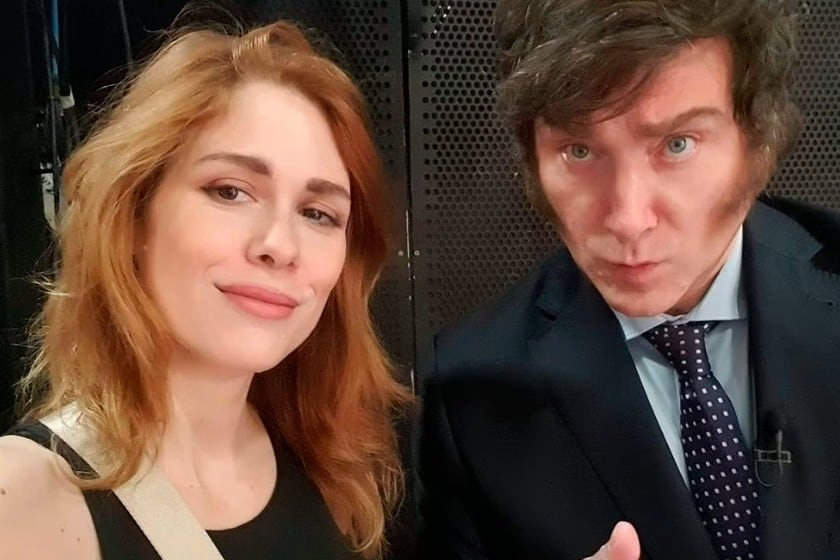 Lilia Lemoine y Javier Milei