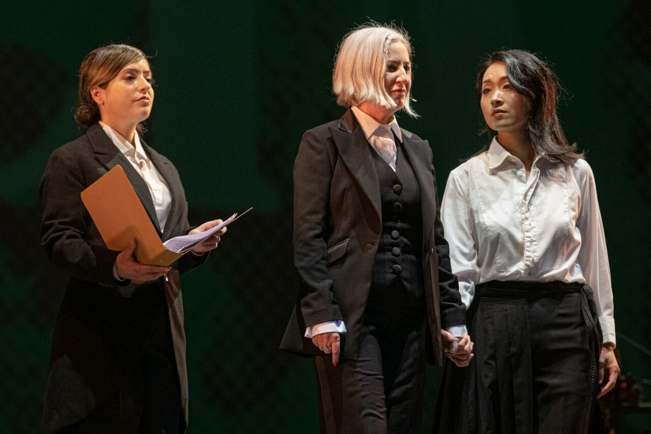 Mercedes Morán durante una función del oratorio Theodora en el Teatro Colón.