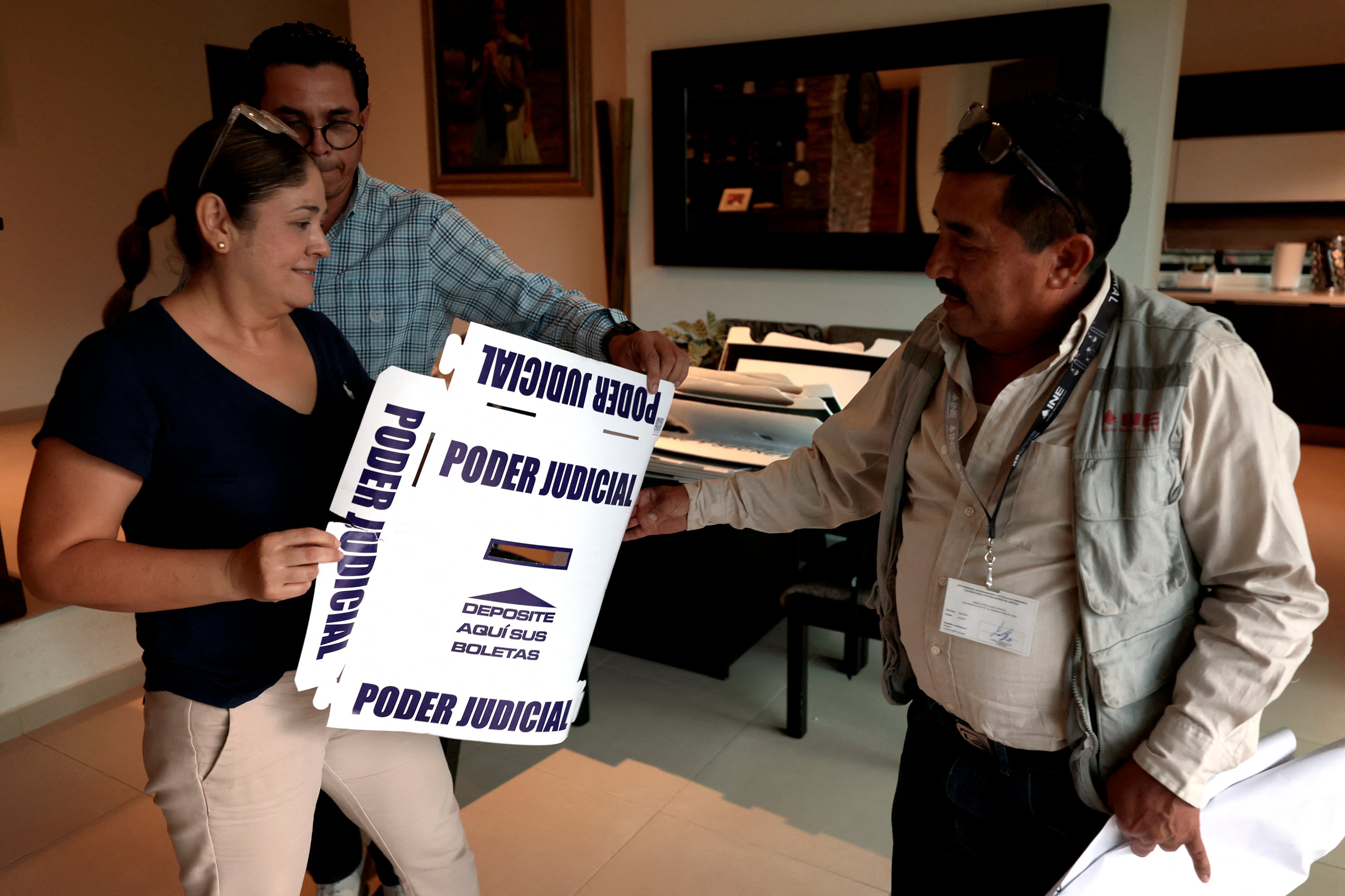 Preparativos para la elección judicial en Zapopan, estado de Jalisco.