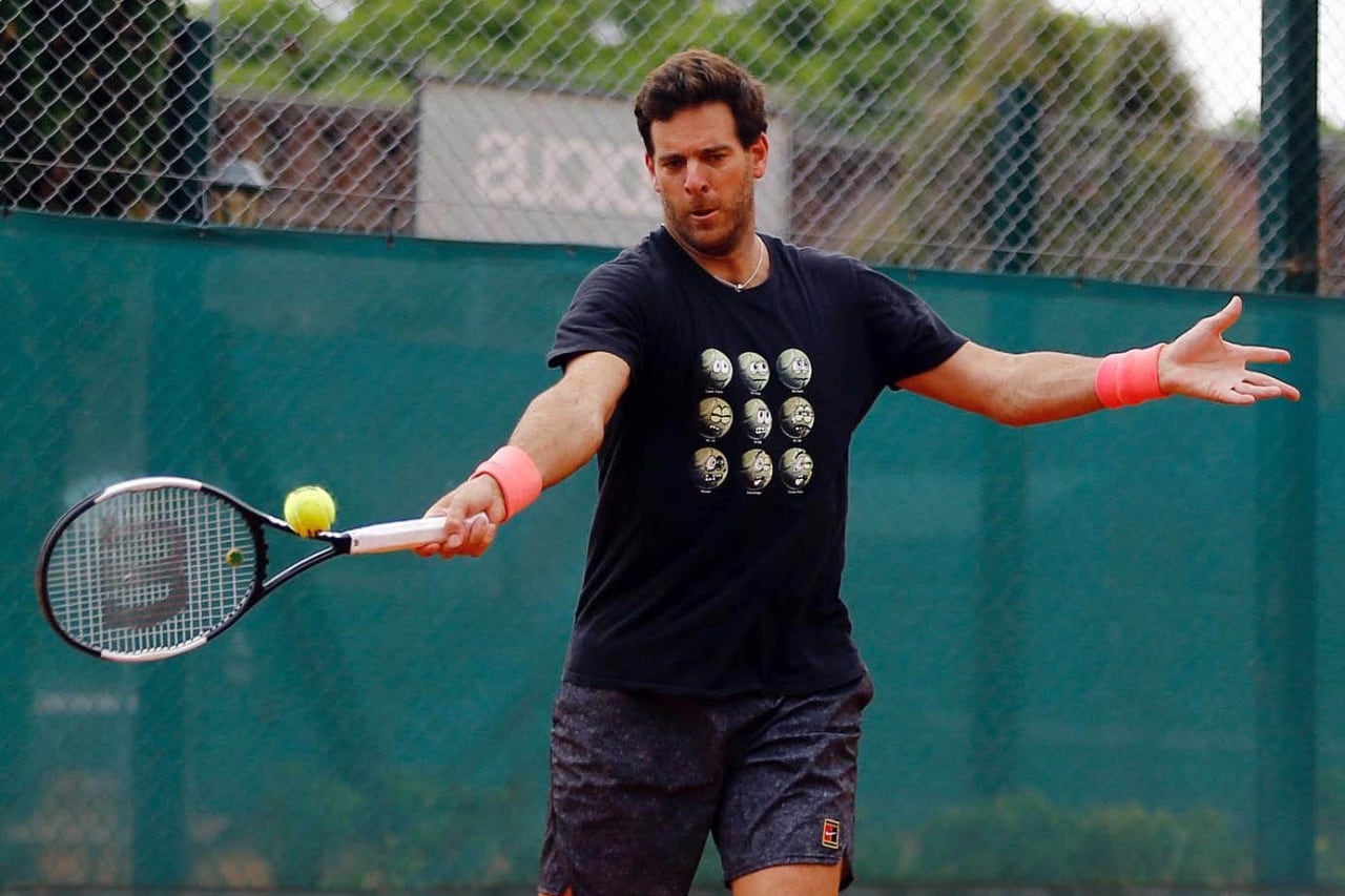 Juan Martín Del Potro, se medirá el martes contra Federico Delbonis.