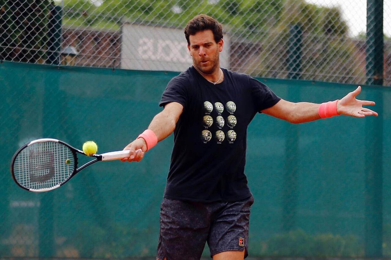 Juan Martín Del Potro, se medirá el martes contra Federico Delbonis.