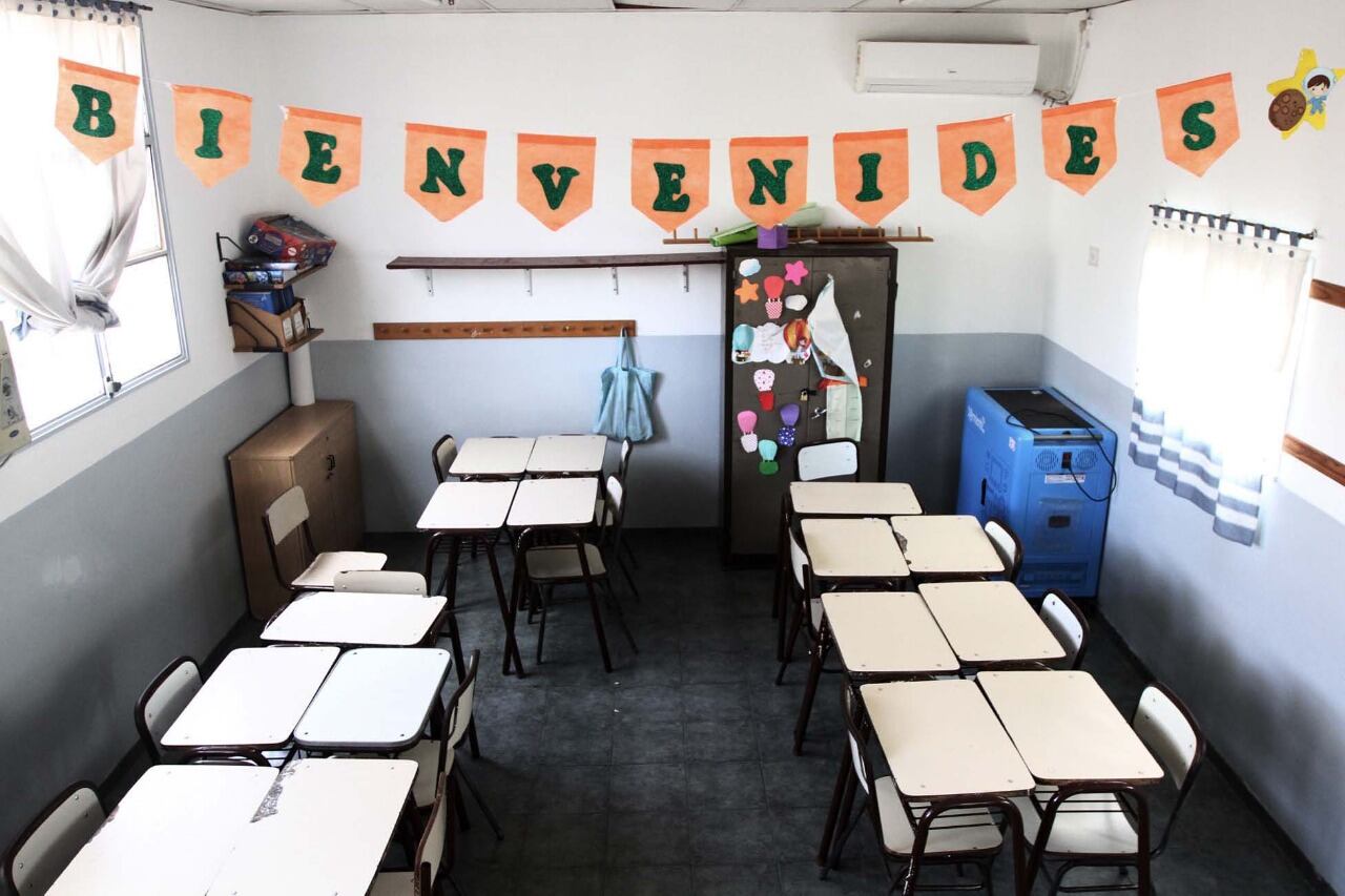 "Bienvenides", el saludo inclusivo en un aula primaria