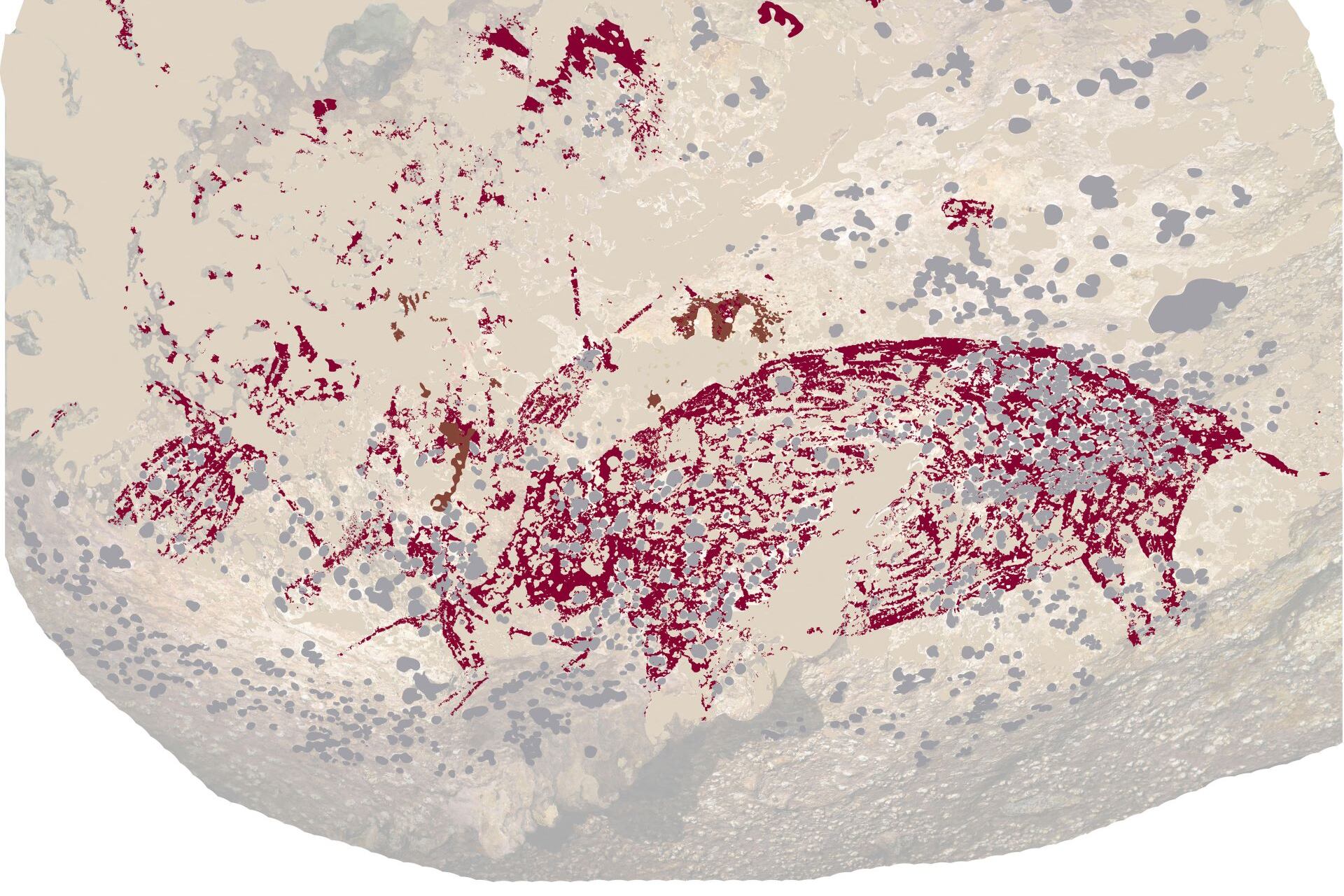 Encontraron en Indonesia la obra de arte narrativa más antigua del mundo