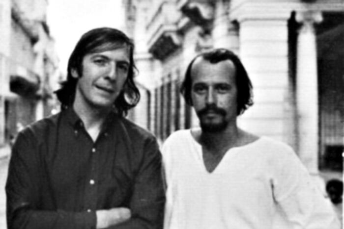Junto a Silvio Rodríguez