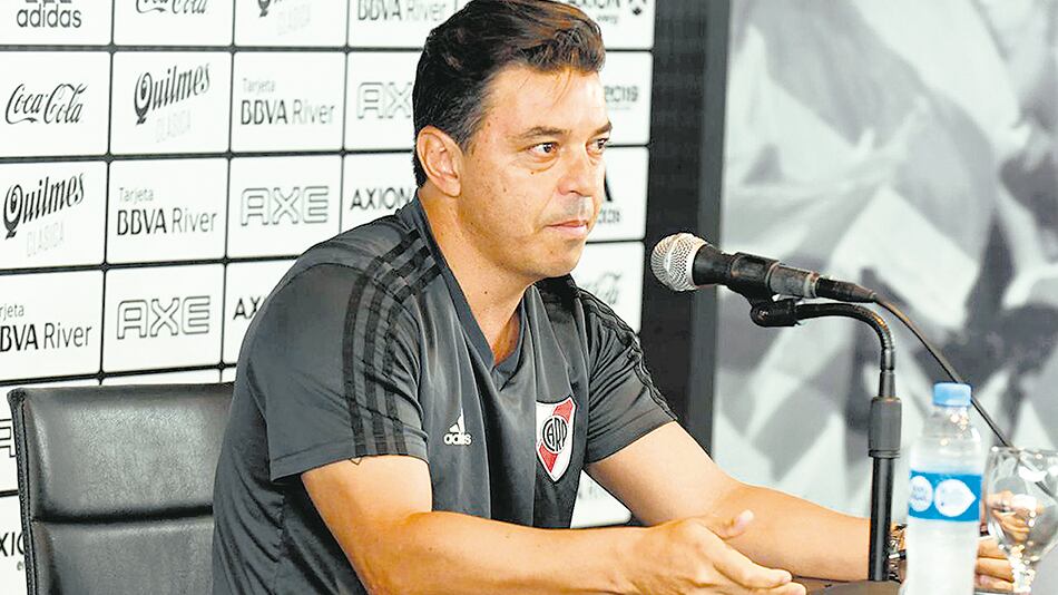 Marcelo Gallardo no podrá contar con Gonzalo Montiel y Rafael Borré, suspendidos.