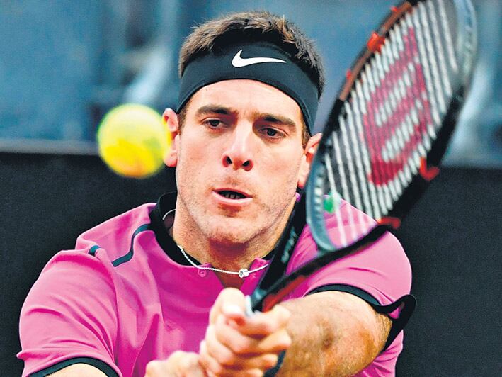 Del Potro se impuso 7-5 y 6-4, y luego remarcó: “Estoy jugando bien”.