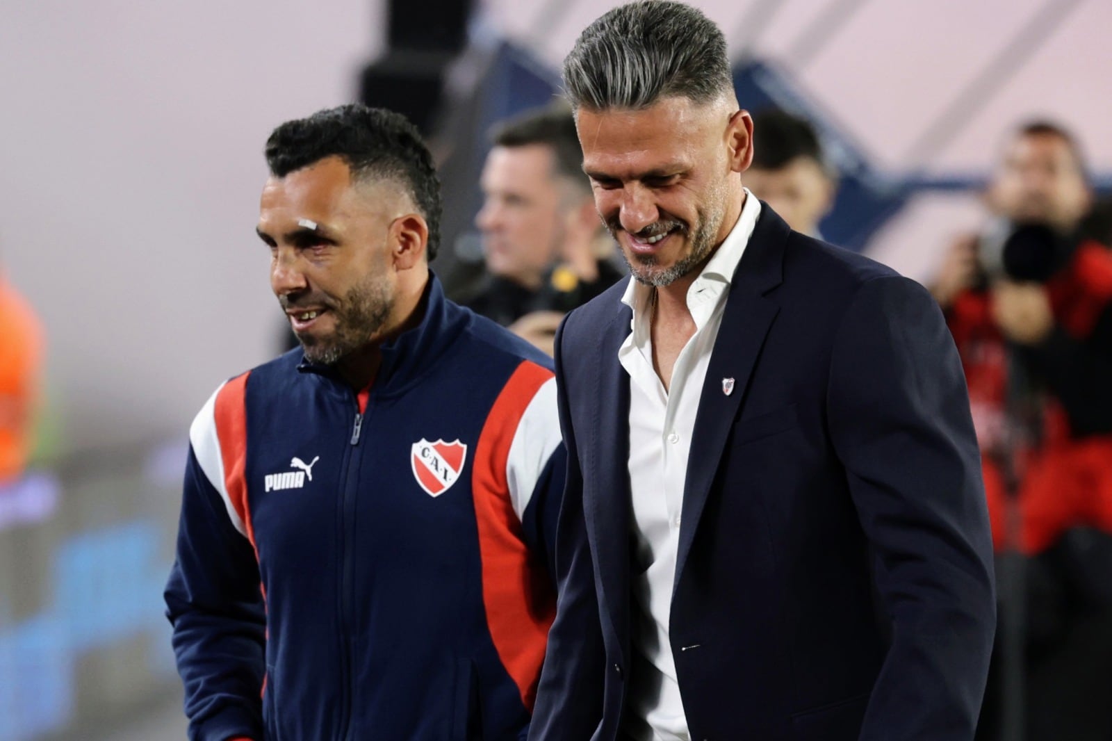 Tevez y Demichelis, frente a frente en el Libertadores de América