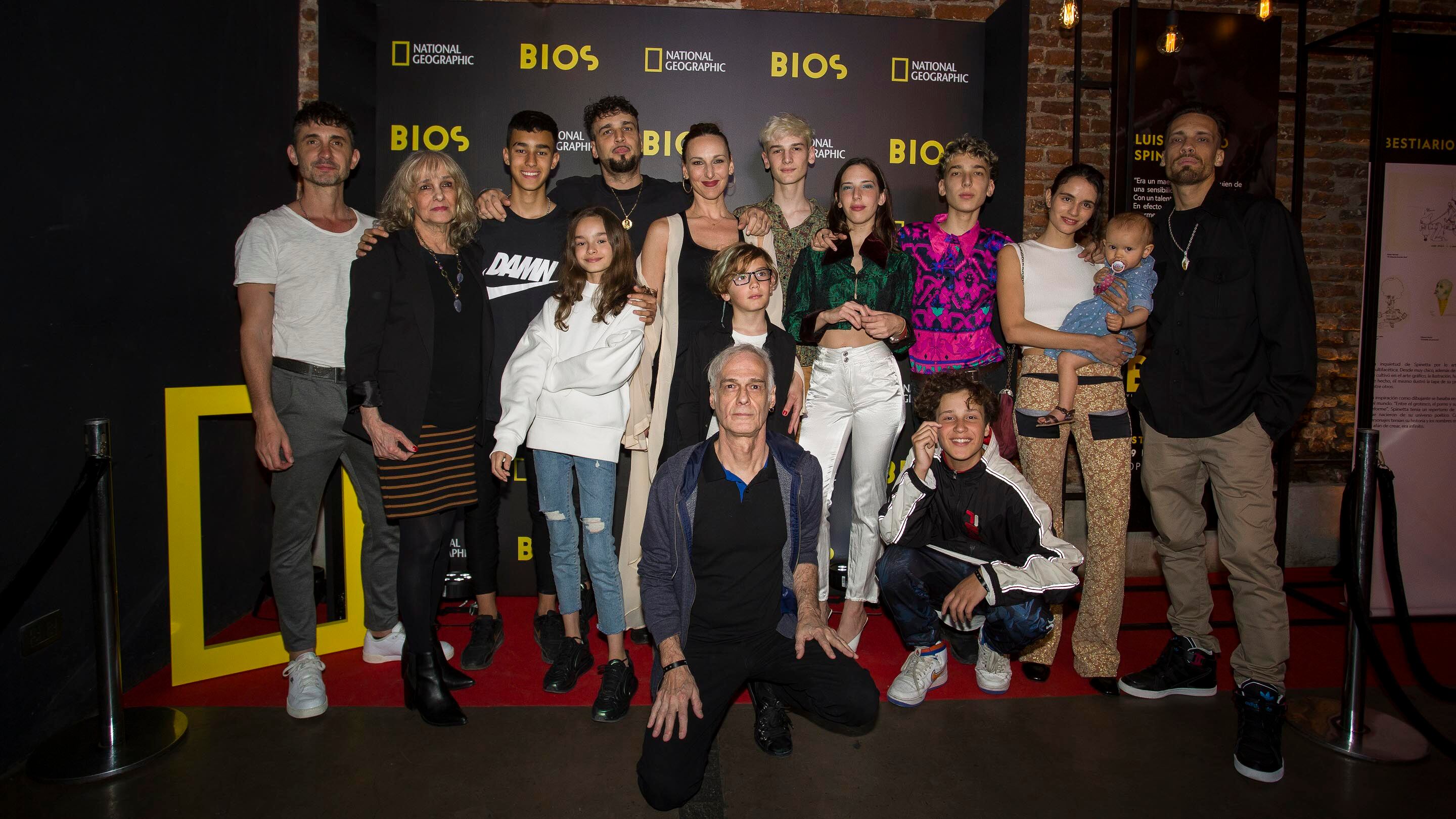 La familia de Spinetta se reunió para la presentación del documental.
