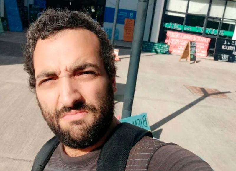 José Derman, militante de ultraderecha de 38 años, fue detenido por reivindicar el ataque contra Cristina Kirchner. Imagen: Facebook. 