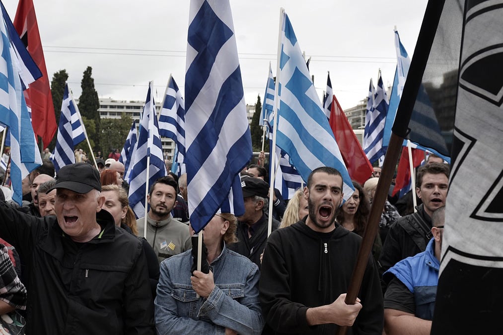 En 2012 los representantes de Amanecer Dorado ingresaron al Parlamento griego por primera vez.