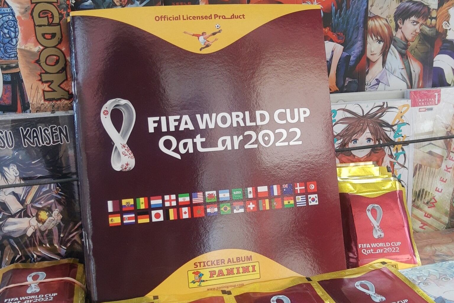 Furor por el álbum del Mundial y las figuritas. Imagen: @ArgEnQatar