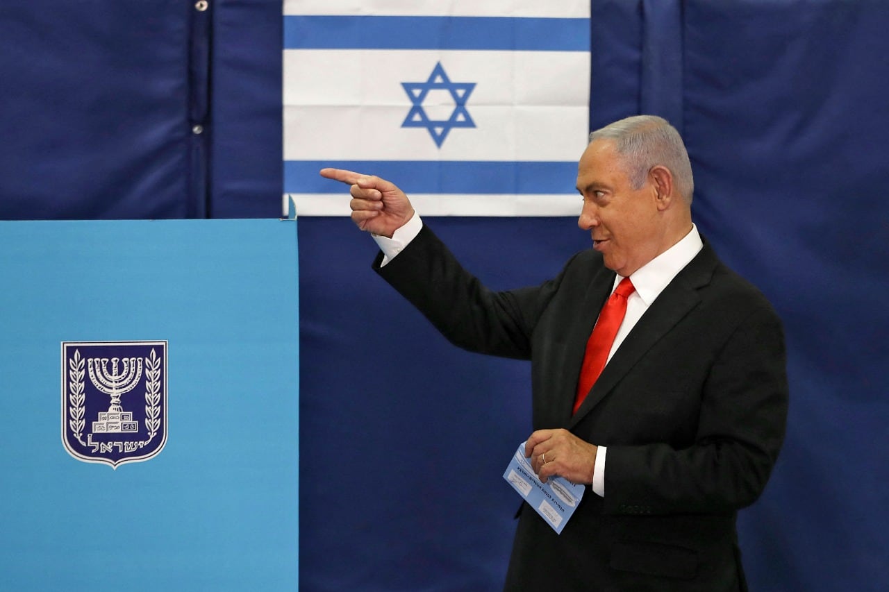 Netanyahu quedó a un paso de revalidar su mandato.